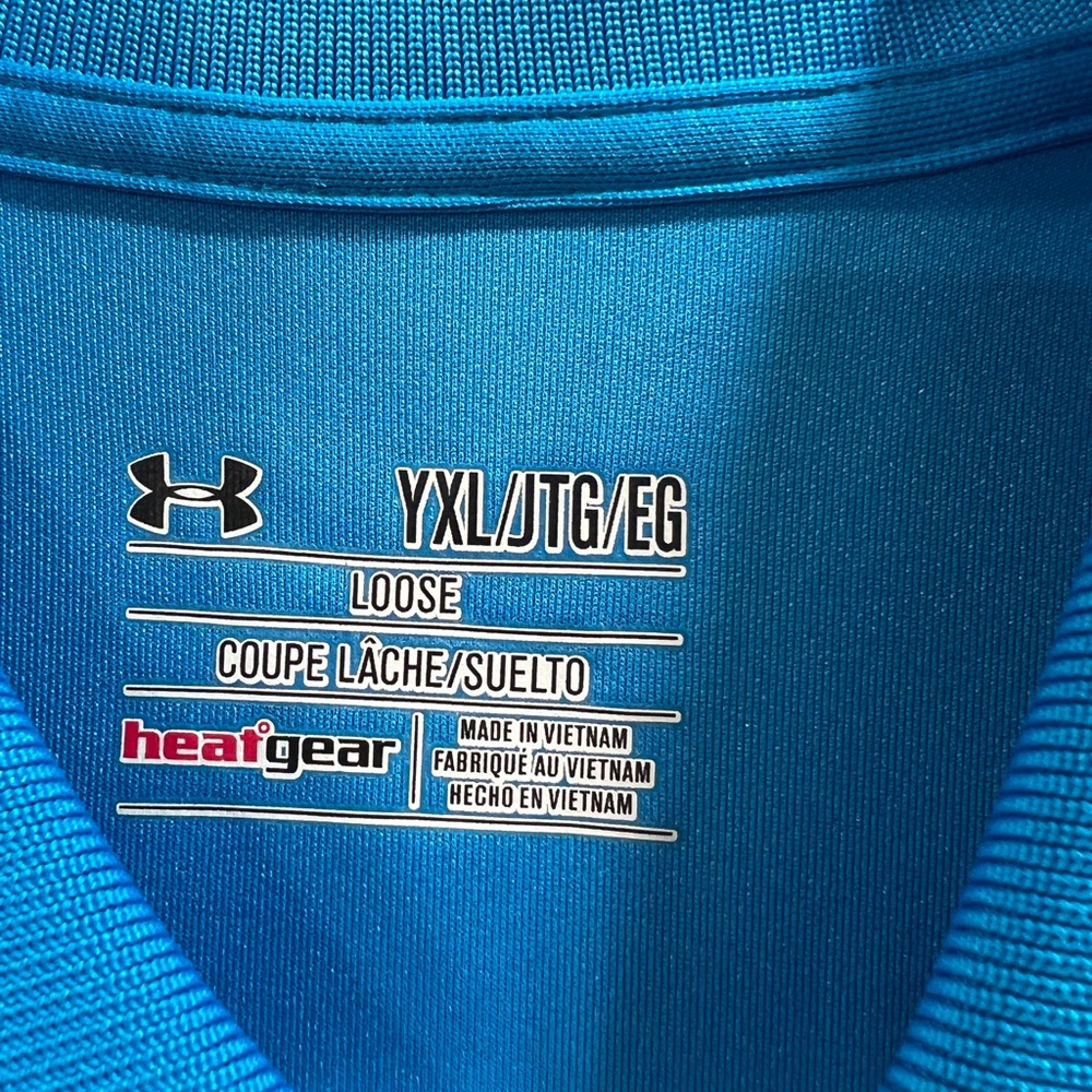 Under Armour Blue Performance Polo Shirt - Picture 4 of 5